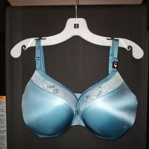 Victoria's Secret so obsessed push up bra NWT 32DDD sky blue with lace